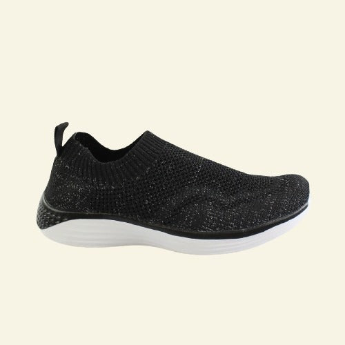 DEPORTIVA JUVENIL ELASTICA NEGRO