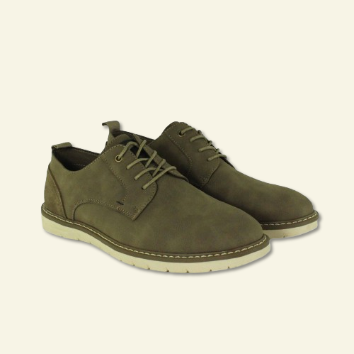 ZAPATO HOMBRE CASUAL CON CORDONES TAUPE