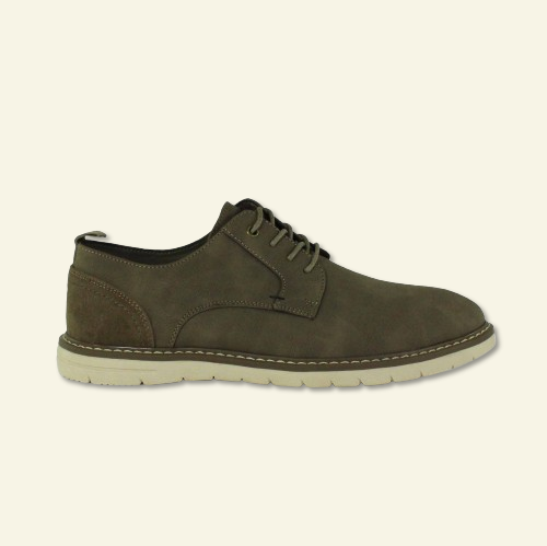 ZAPATO HOMBRE CASUAL CON CORDONES TAUPE