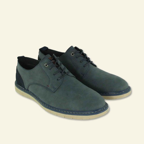 ZAPATO HOMBRE CASUAL CON CORDONES MARINO