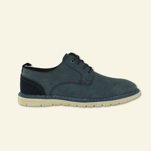 ZAPATO HOMBRE CASUAL CON CORDONES MARINO