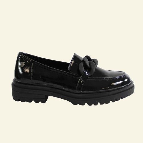 MOCASIN XTI CHAROL DETALL CADENA NEGRE