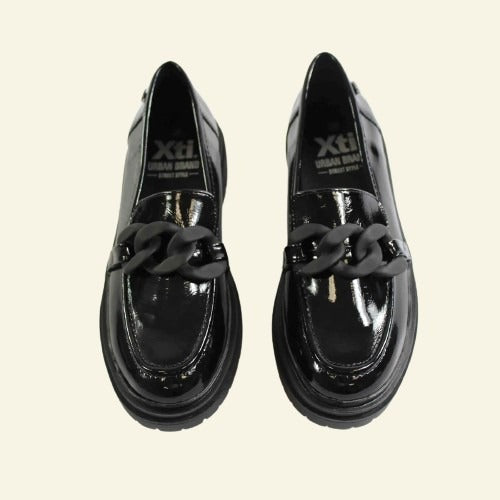 MOCASIN XTI CHAROL DETALL CADENA NEGRE