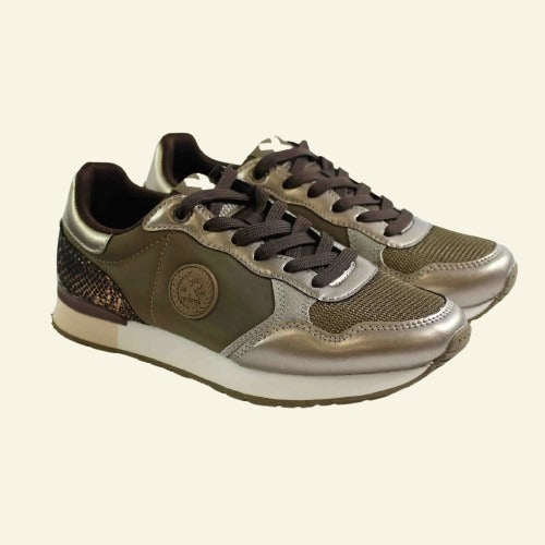 DEPORTIVO XTI TALONERA REPTIL TAUPE