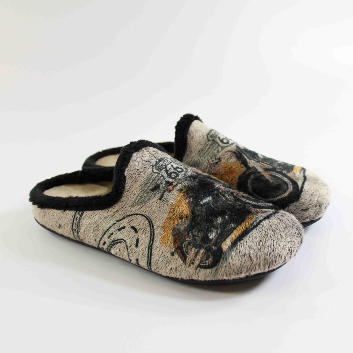 PANTUFLAS VULVABICHA "ROUTE 66" GRIS