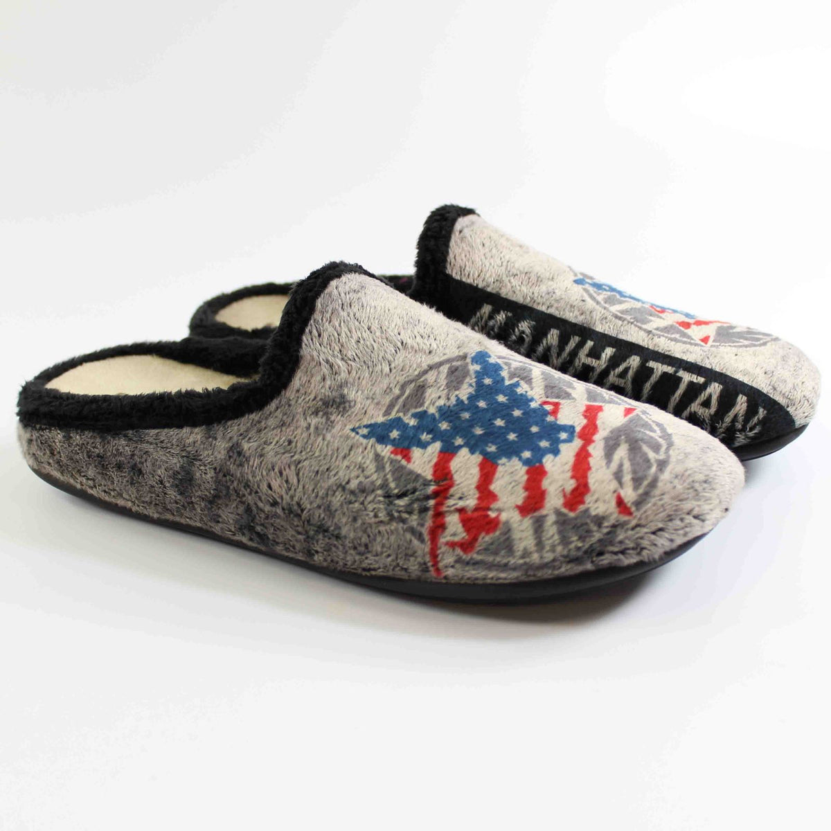 PANTUFLA VULCABITXA "MANHATTAN" GRIS