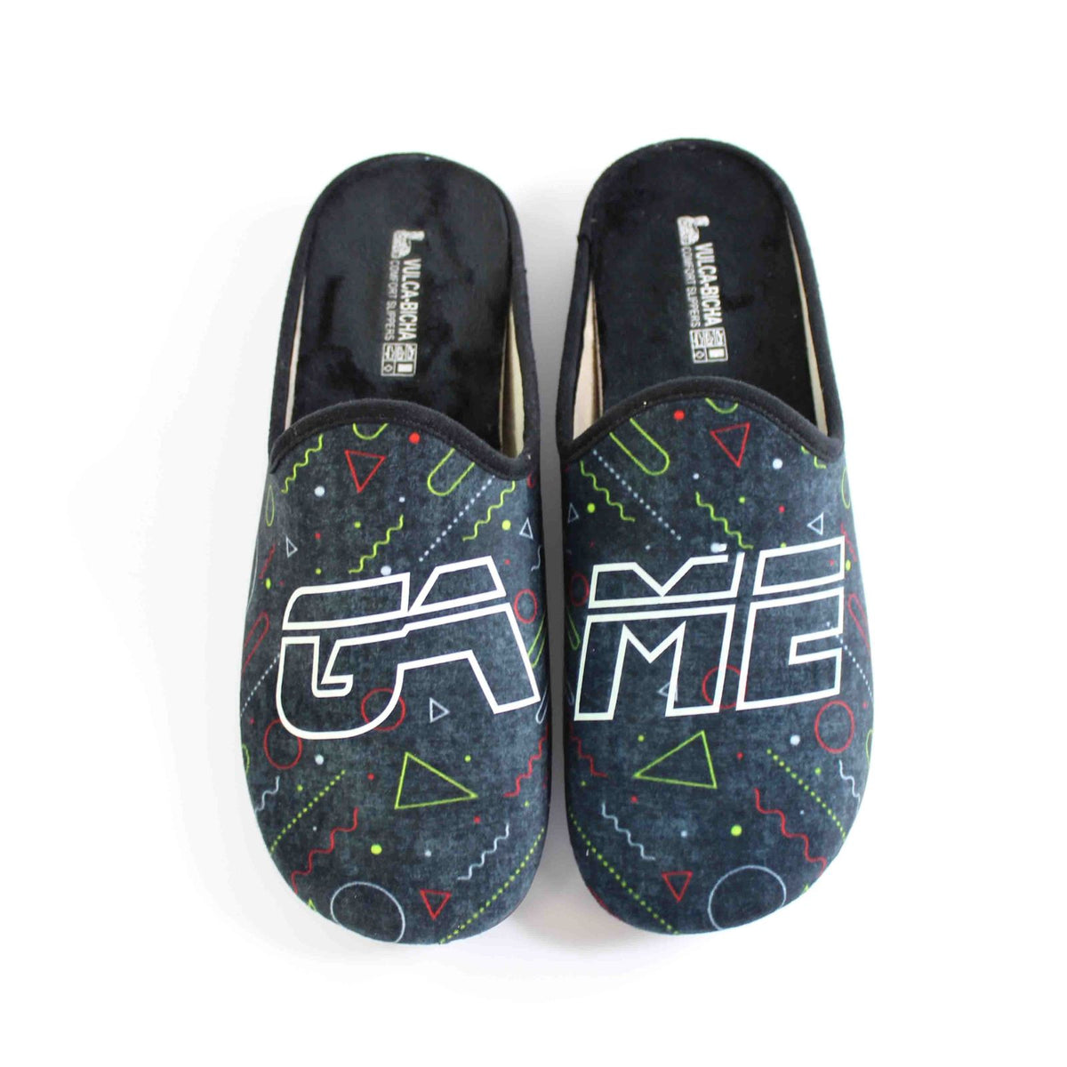 PANTUFLA VULCABICHA "GAME" NEGRE