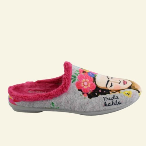 PANTUFLA FRIDA ROSA