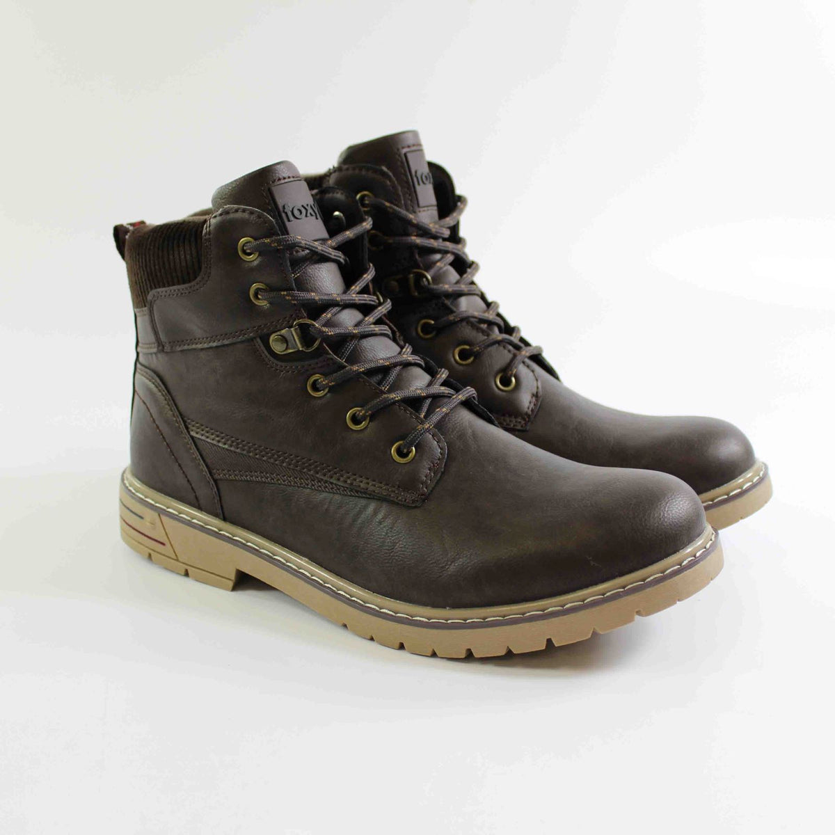 BOTIN CORDONES MARRON