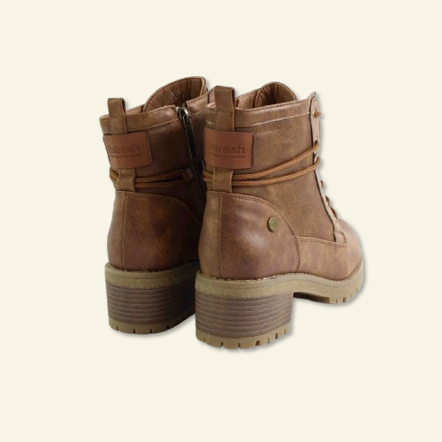 BOTIN CORDONES REFRESH CAMEL