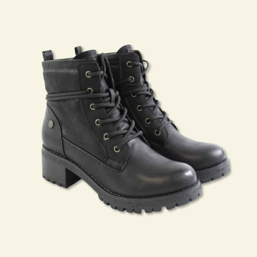 BOTIN CORDONES REFRESH NEGRO