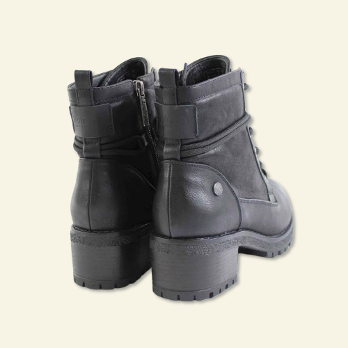 BOTIN CORDONES REFRESH NEGRO