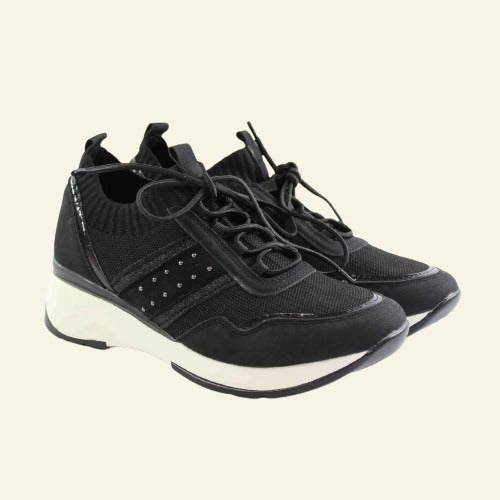 ESPORTIVA MY SOFT ADORN TATXES NEGRE