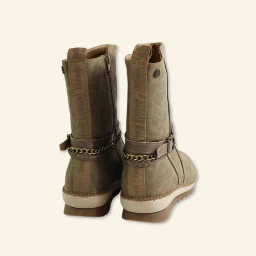 BOTIN REFRESH DETALL TIRA TRENADA TAUPE