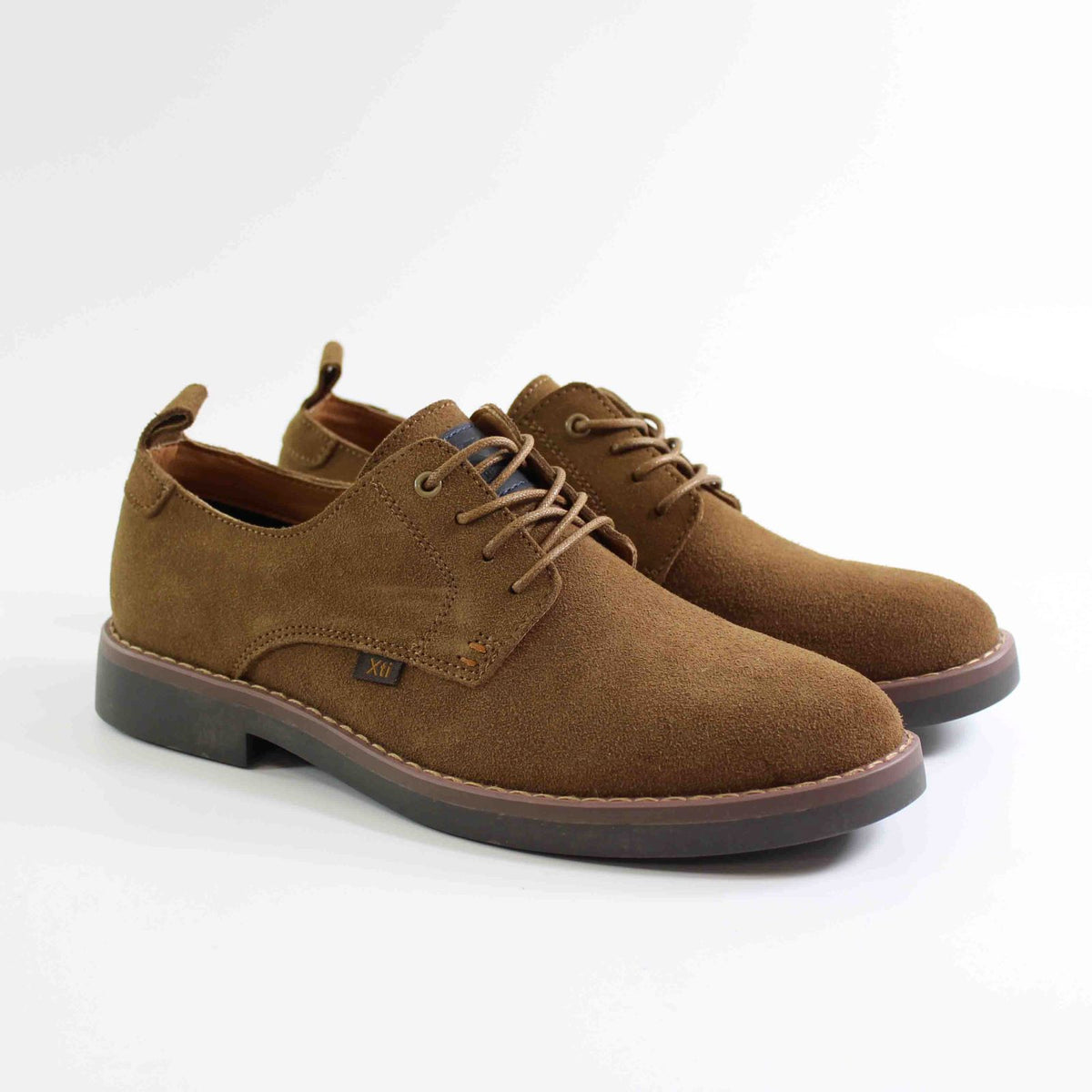 ZAPATO XTI SERRAJE CON CORDONES CAMEL