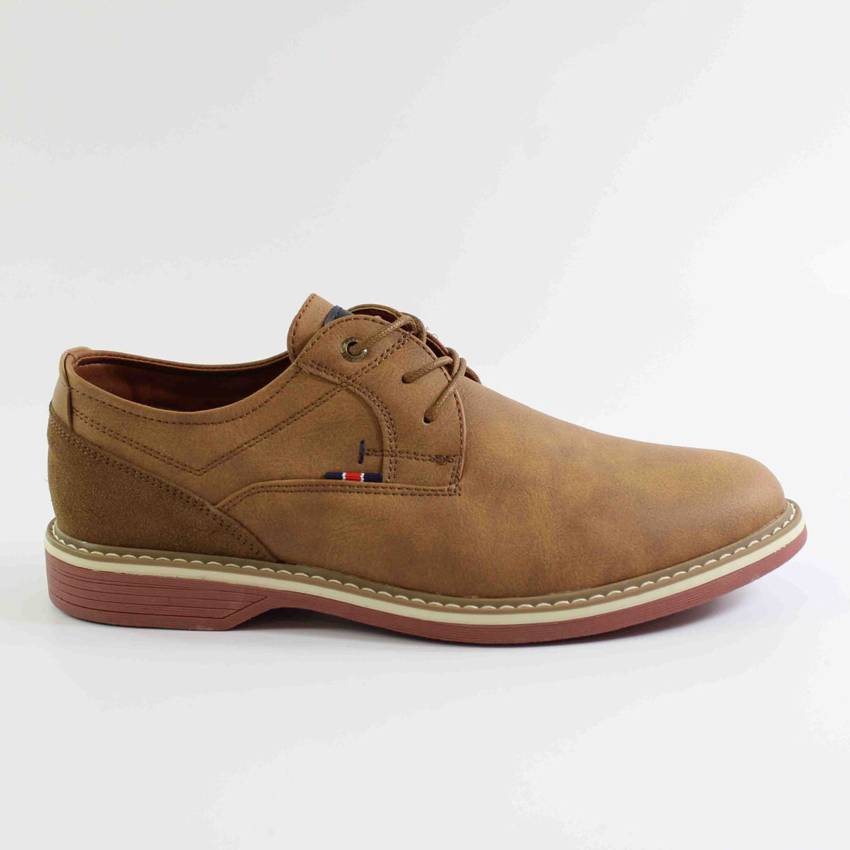 SABATA CASUAL XTI AMB CORDONS CAMEL