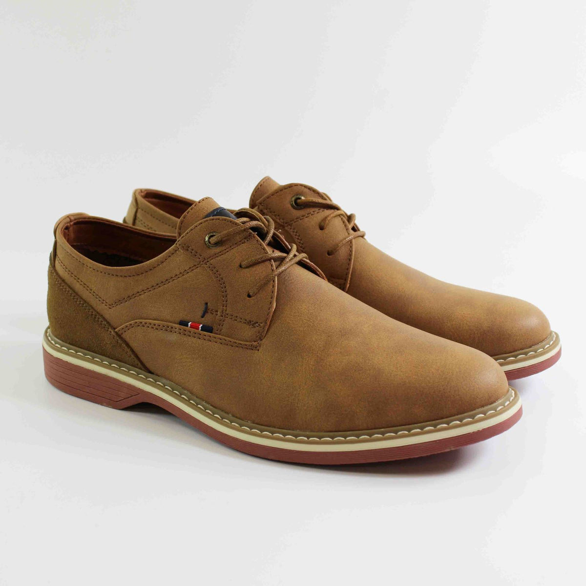 SABATA CASUAL XTI AMB CORDONS CAMEL