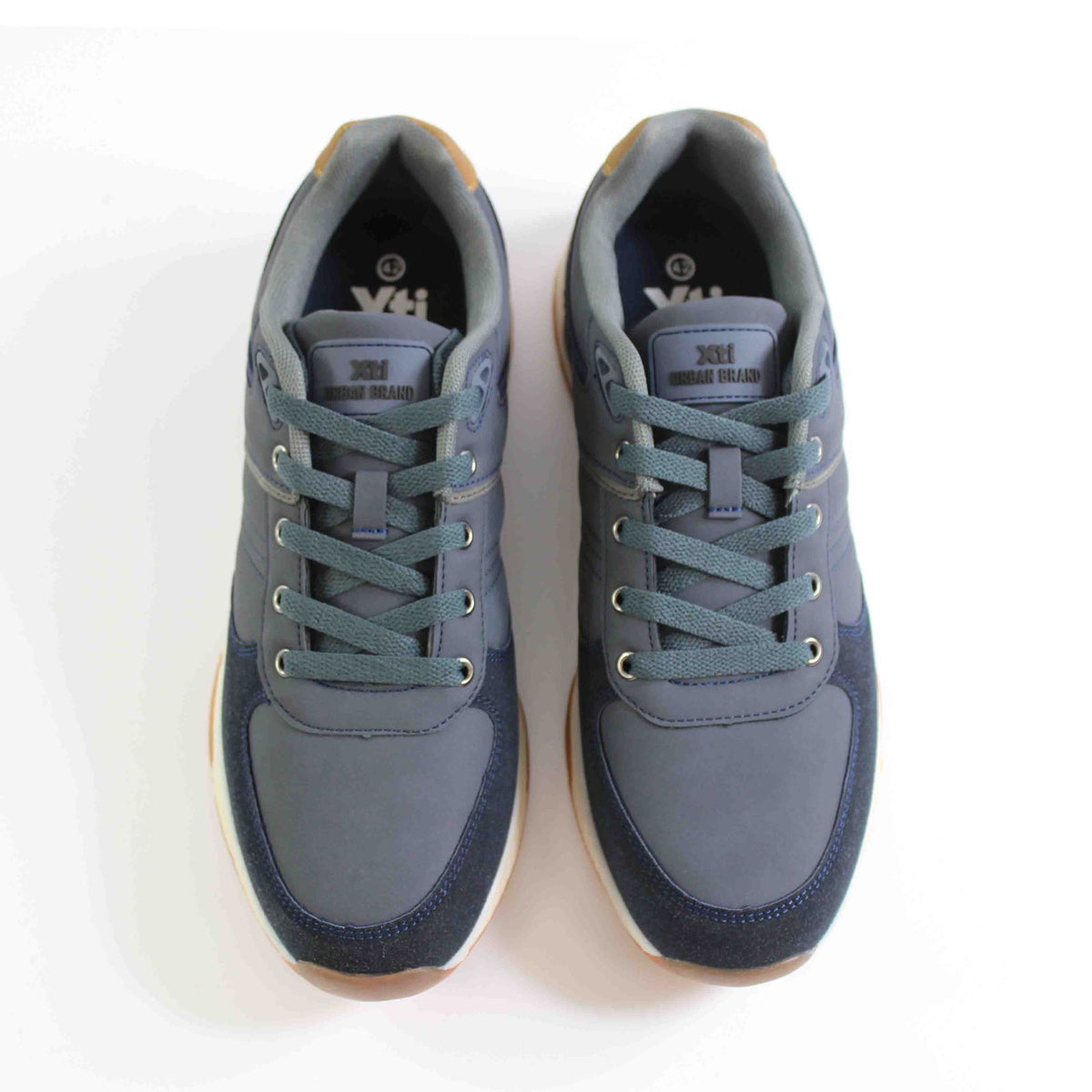 ZAPATO CASUAL XTI CON CORDONES NAVY