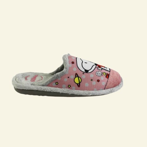 PANTUFLA SNOPPY ROSA ROSA