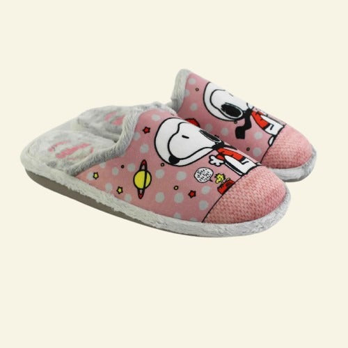 PANTUFLA SNOPPY ROSA ROSA