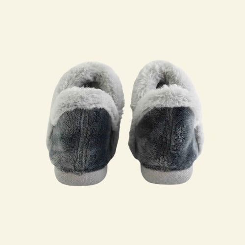 PANTUFLA BOTÍ AFELPADA GRIS