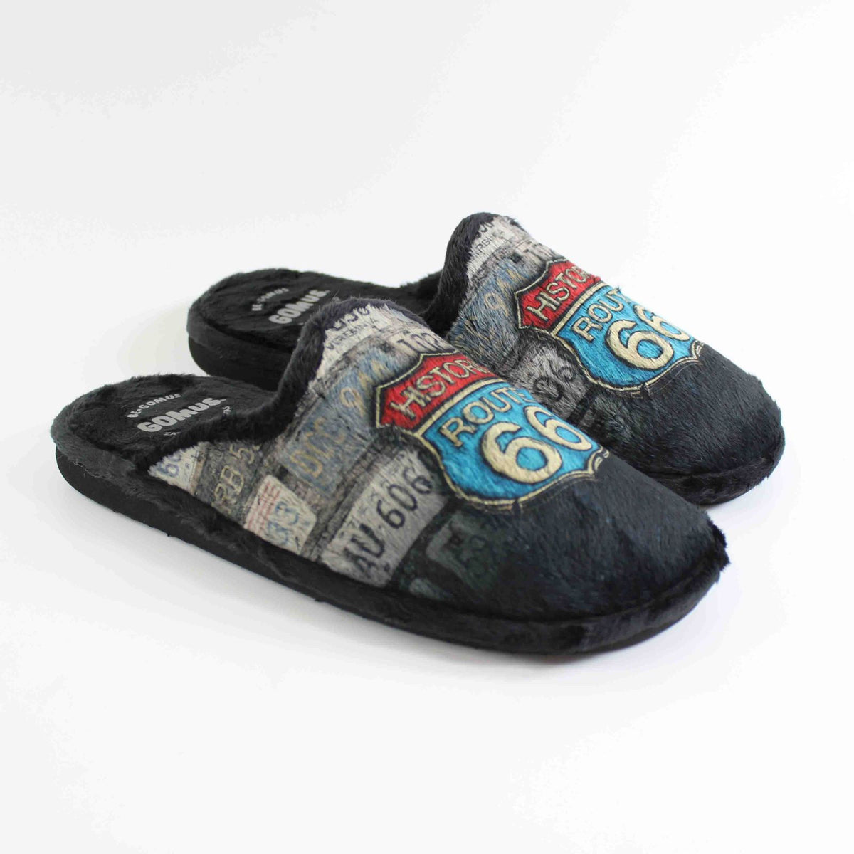 PANTUFLA "ROUTE 66" NEGRE