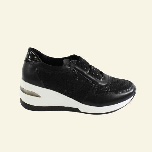 ESPORTIVA FOXY UP ELÀSTICS PEDRERÍA NEGRE