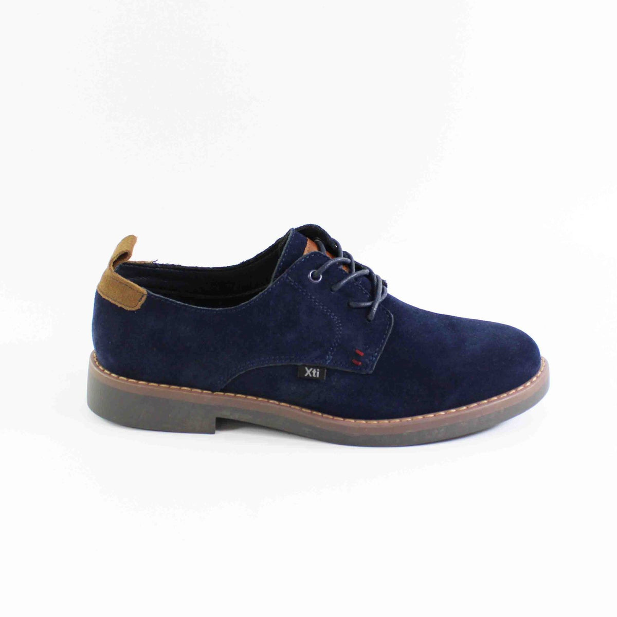 ZAPATO XTI SERRAJE CON CORDONES NAVY