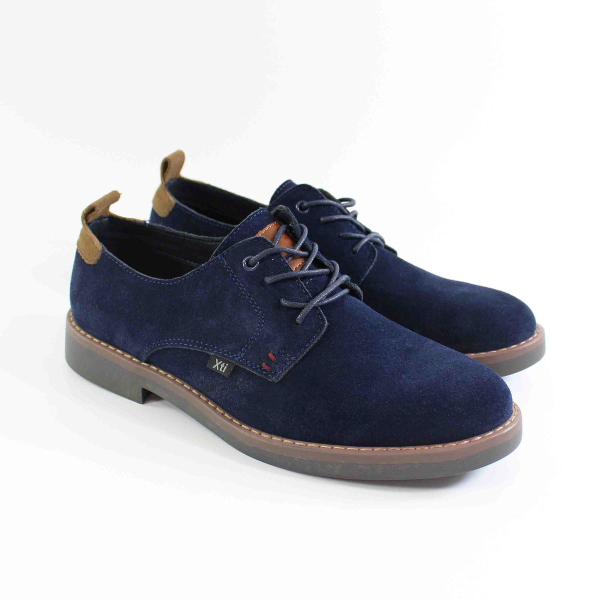 ZAPATO XTI SERRAJE CON CORDONES NAVY