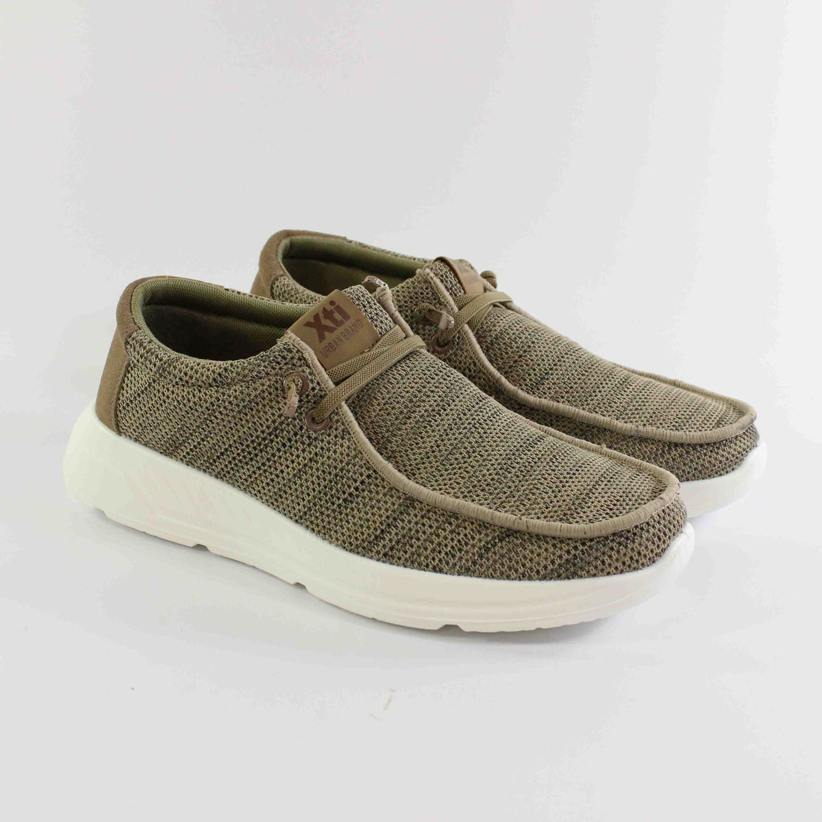 ZAPATO CASUAL TEXTIL TAUPE