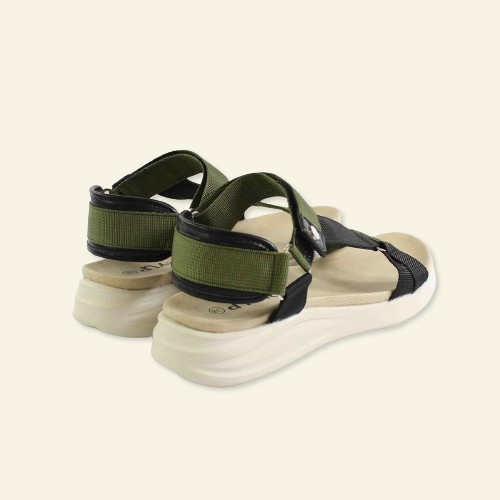 SANDALIA FOXY UP COMBINADA VELCRO NEGRO