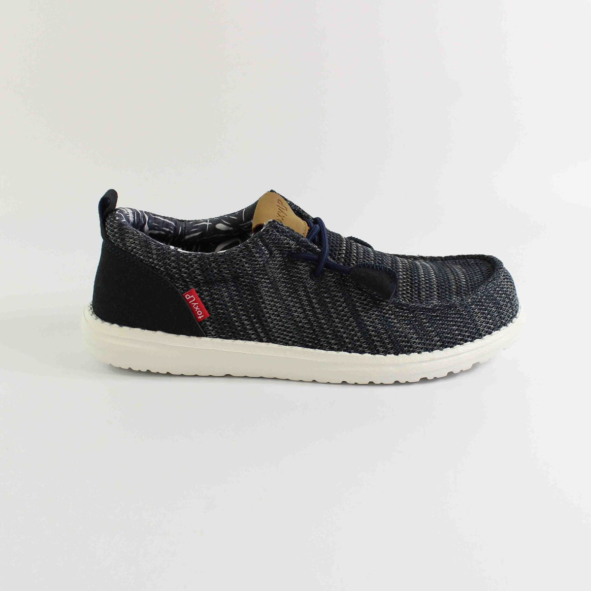 ZAPATO FOXY UP LONA CORDONES ELÁSTICOS NAVY