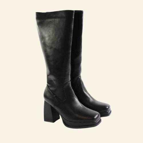 BOTA VESTIR FOXY UP AMB TACÓ NEGRE NAPA