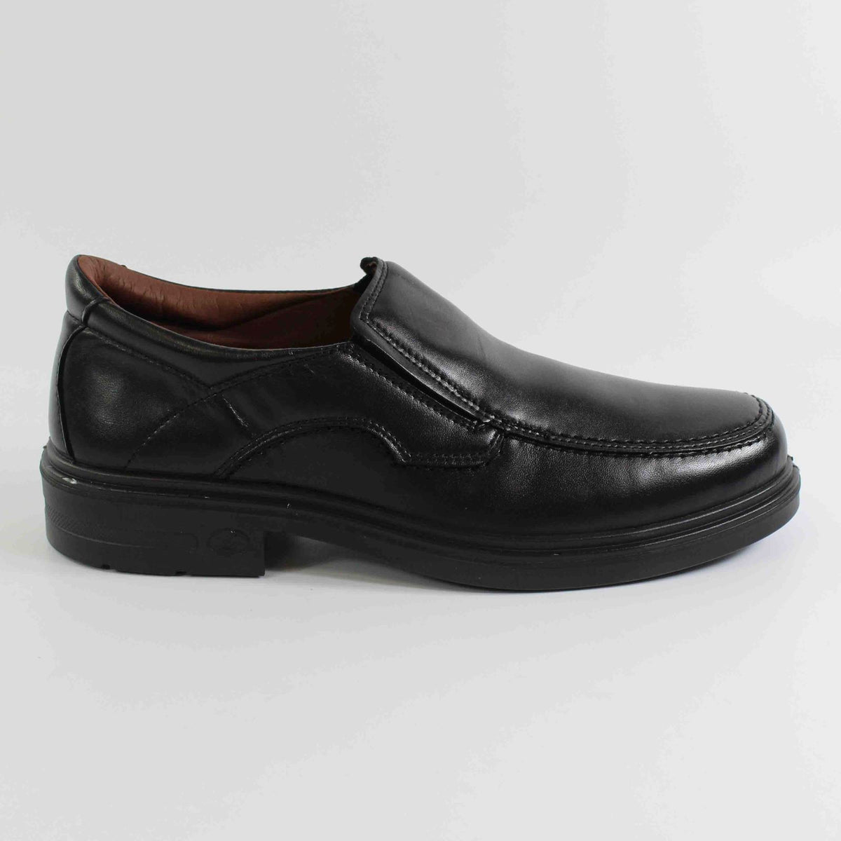 ZAPATO LISETTI CONFORT CLASICO ELÁSTICOS NEGRO