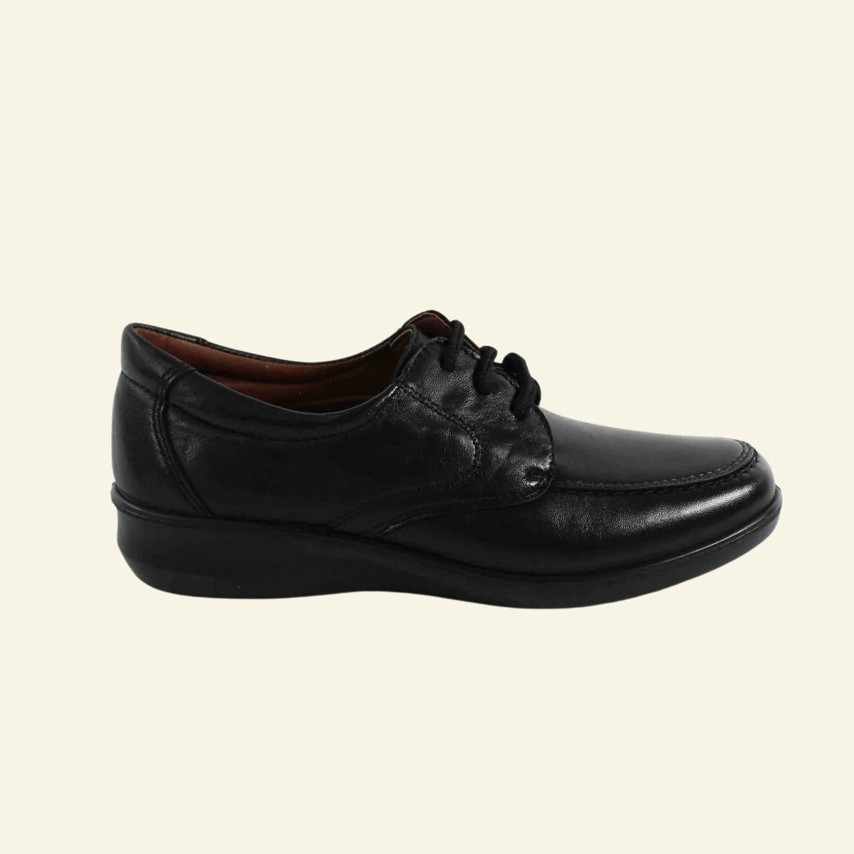 ZAPATO LUISETTI CONFORT CLASICO CORDONES NEGRO