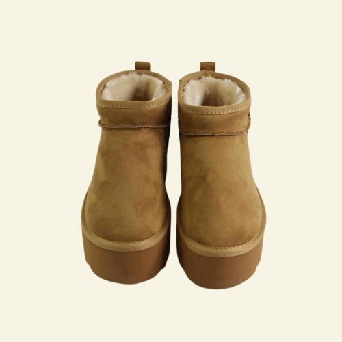 BOTA AUSTRALIANA FOXY UP CON PLATAFORMA CAMEL