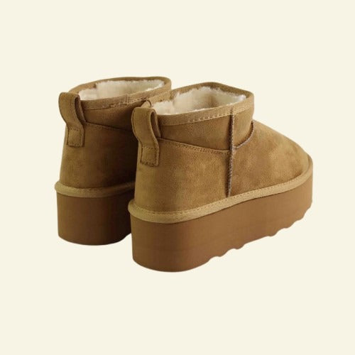 BOTA AUSTRALIANA FOXY UP CON PLATAFORMA CAMEL