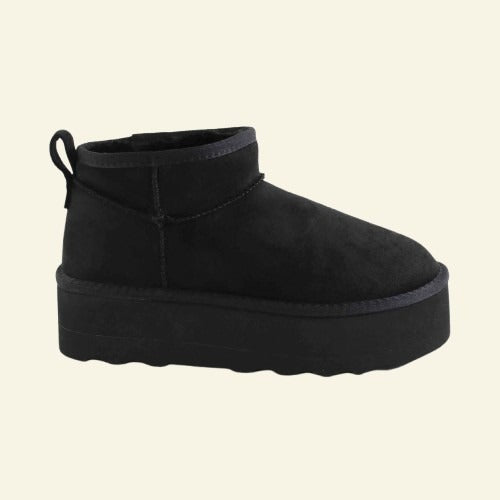 BOTA AUSTRALIANA FOXY UP CON PLATAFORMA NEGRO