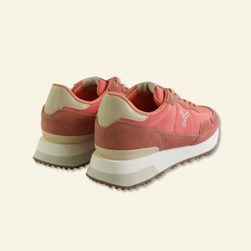 DEPORTIVA YUMAS CON CORDONES ROSA